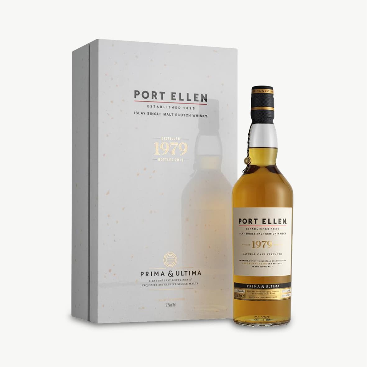 Port Ellen 1979 Prima & Ultima First Release Bottle and Box