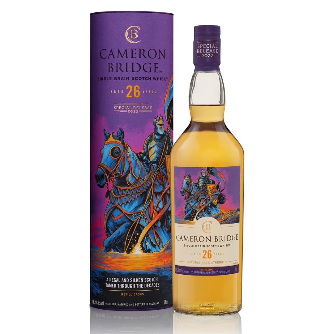 Cameron Bridge 26YO Special Releases 2022 70cl Bottle & Box