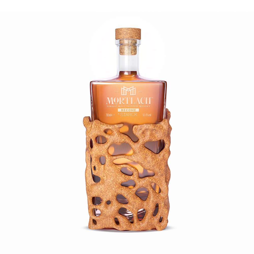 Mortlach x Starck L’Evolution Collection Become front of the bottle