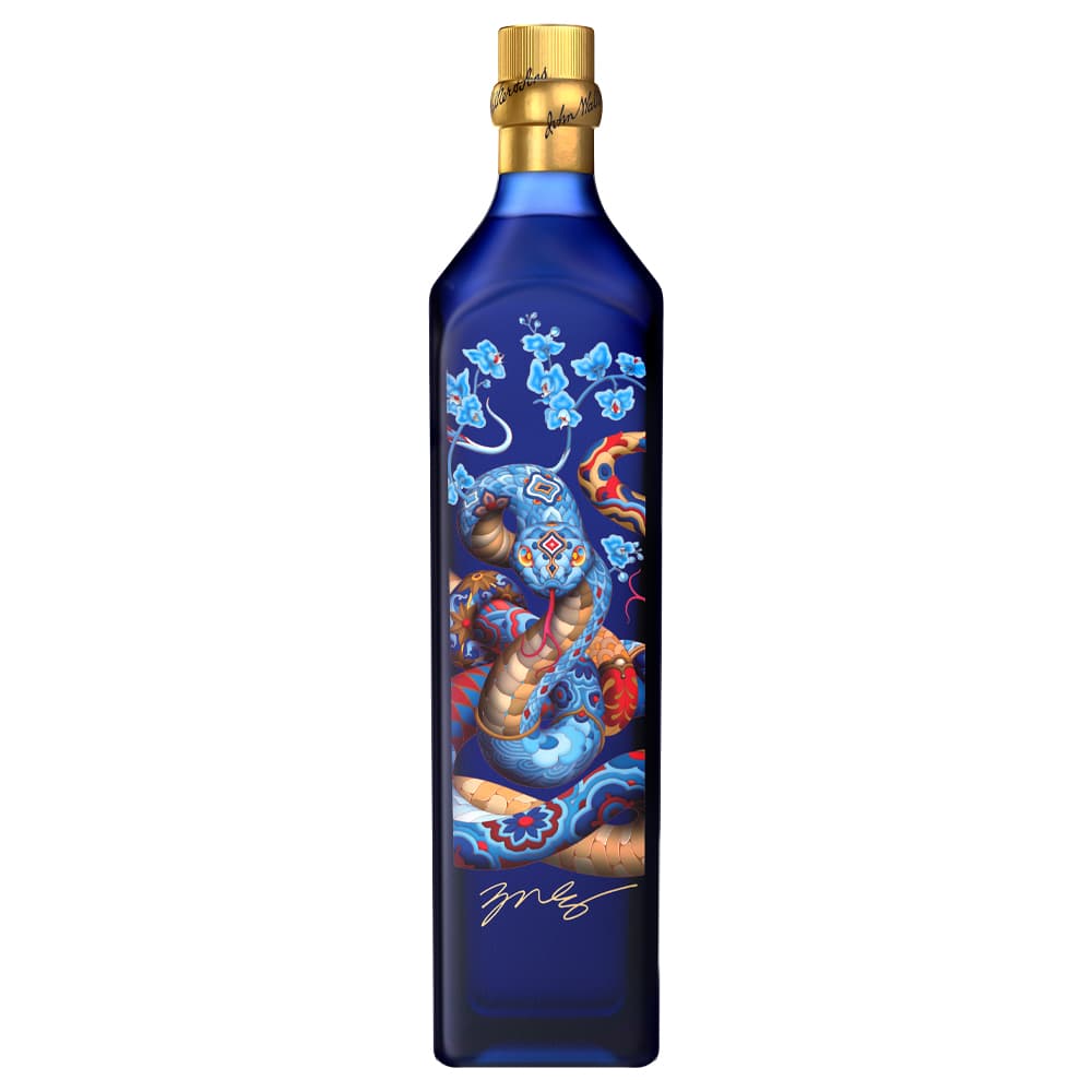 Johnnie Walker Blue Label Lunar New Year 2025 Limited Edition Bottle Back